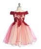 Flower girl dress 3D floral