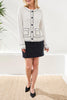 tribal summer sweater #2500O-8237 white