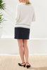 tribal summer sweater #2500O-8237 white