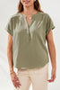 Tribal extended sleeve popover blouse  #6137O-5448