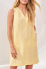 Tribal Flowy sleeveless V-neck dress #5788O5244