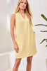 Tribal Flowy sleeveless V-neck dress #5788O5244