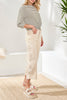 Tribal Audrey button fly wide crop ecru jeans