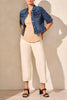 Tribal Denim jacket with short sleeves #5713O-2020