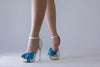 Jay Satin Bow Heel By Dyeables