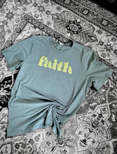 Faith puff T-shirt