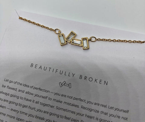 Beautifully broken necklace